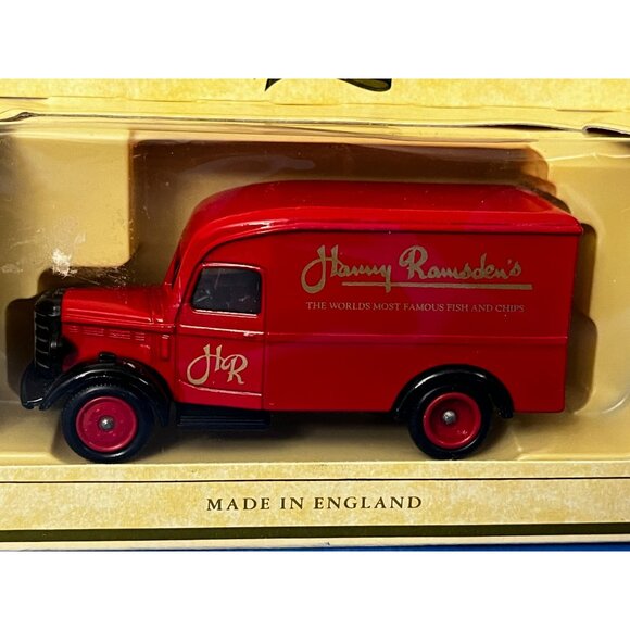 Vintage Lledo Bedford 30CWT Red & Black Van Harry Ramsden's Promo Van Truck - Picture 2 of 7